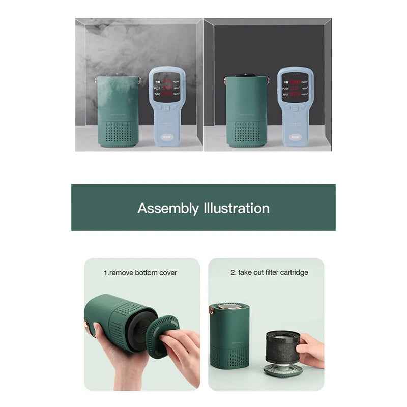 Air Purifier H13 Filter Freshener For Allergies
