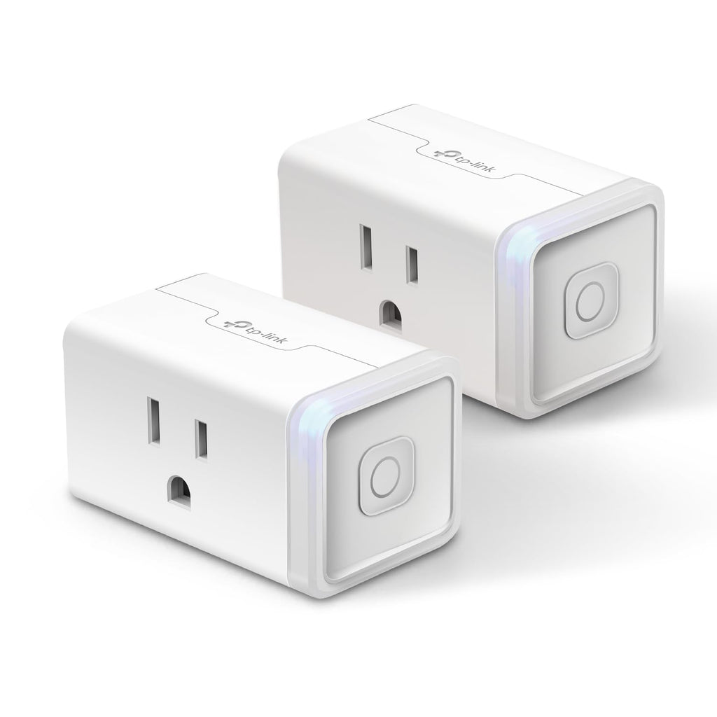 Kasa Smart Plug Ultra Mini 15A - Wi-Fi Smart Plug for Alexa & Google Home, No Hub Required, UL Certified, 2.4G WiFi Only, 2 Count (EP10P2), White - Yenka Supply