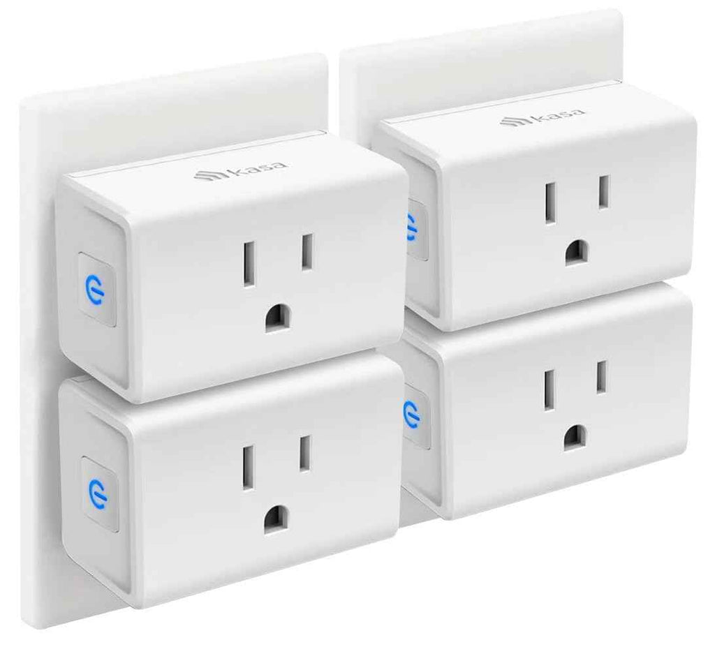 Kasa Smart Plug Ultra Mini 15A - Wi-Fi Smart Plug for Alexa & Google Home, No Hub Required, UL Certified, 2.4G WiFi Only, 2 Count (EP10P2), White