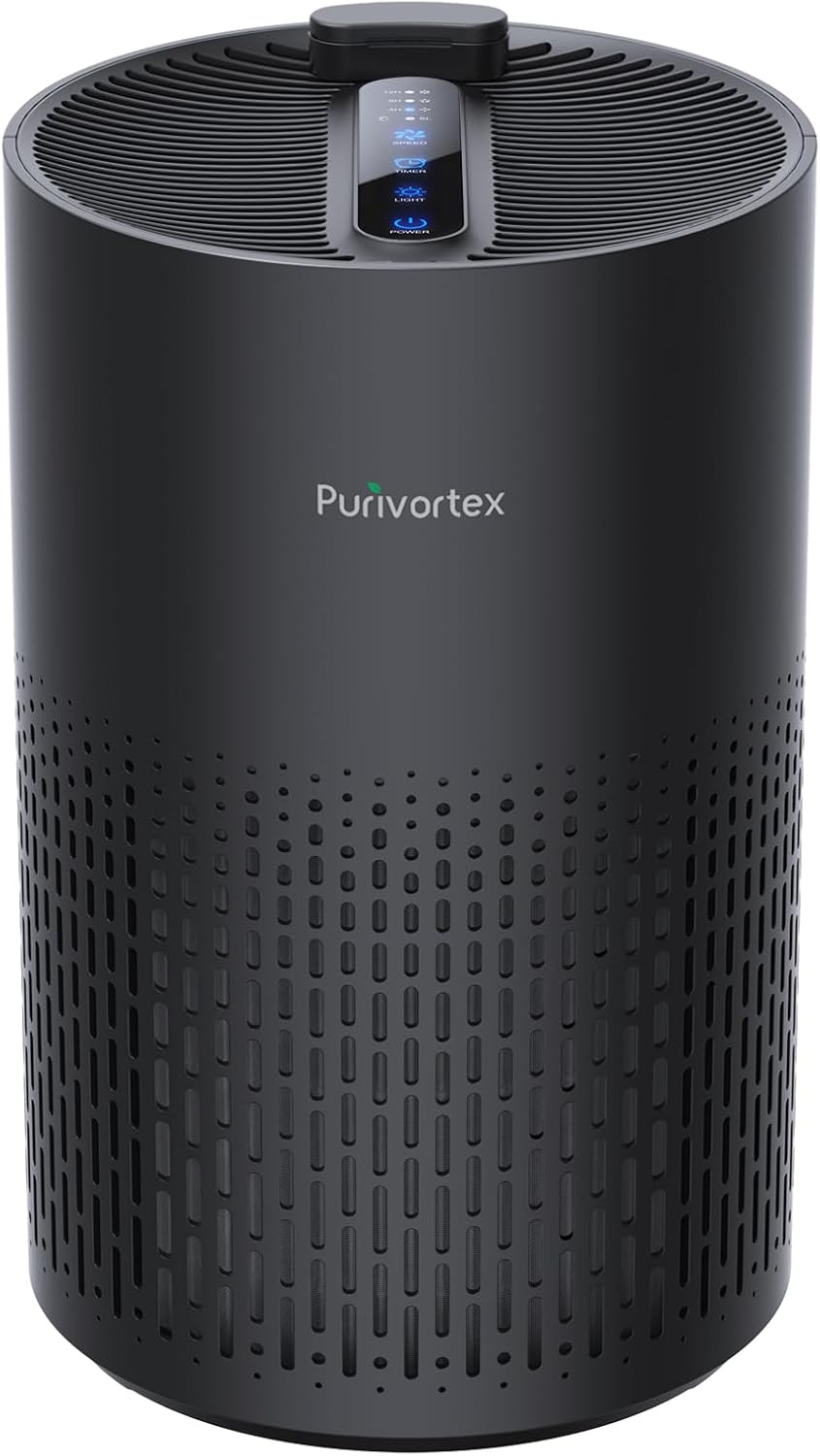 Purivortex Air Purifiers for Dust – Quiet HEPA Filter Air Purifier for Bedroom, Covers Up to 880 Sq Ft, PX500 Black - Yenka Supply
