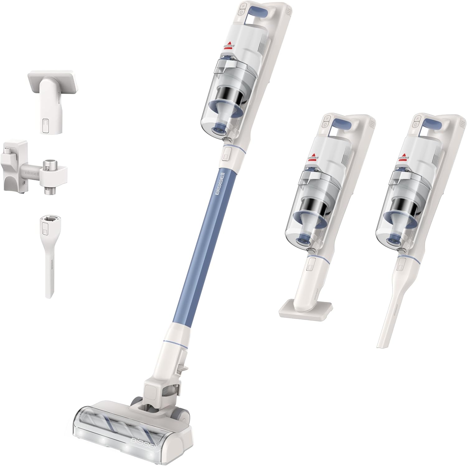 Bissell PowerClean FurGuard 280W Self-Standing Cordless Vacuum w/Self-Cleaning Brush Roll, Strong Suction, Removeable Battery, Wall Mount, Upholstery Tool & Bright Headlights Yenka Supply