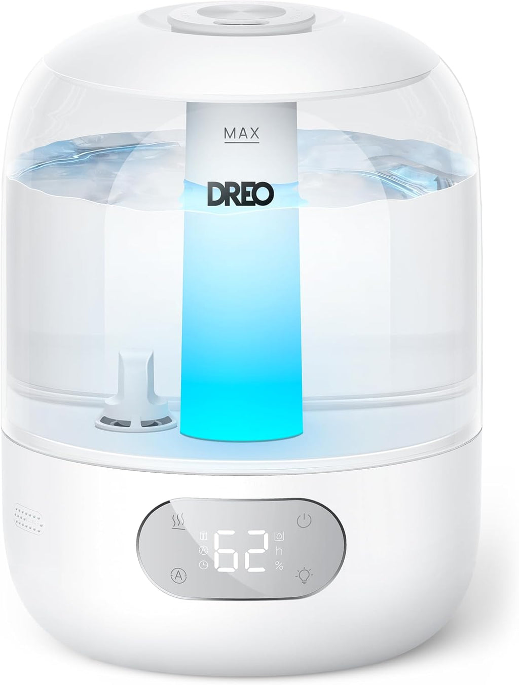 DREO Humidifiers for Bedroom, 3L Top Fill 30H & 26dB Quiet Runtime for Large Room, Cool Mist Ultrasonic Humidifier with Humidity Sensor, Night Light for Home, Baby, Nursery, Plants, New Edition Yenka Supply