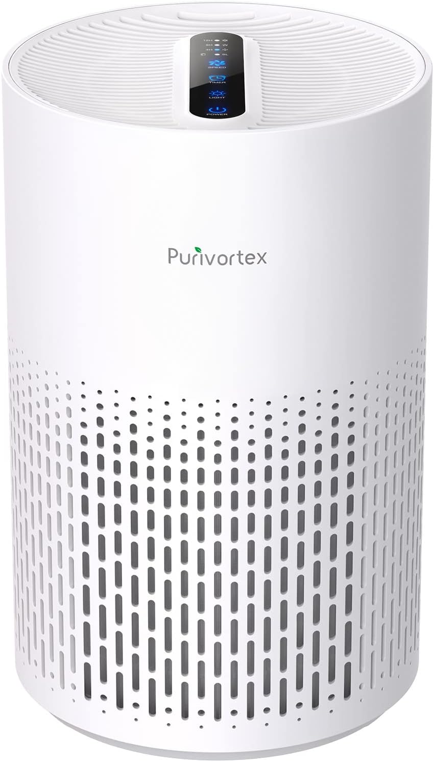 Purivortex Air Purifiers for Dust – Quiet HEPA Filter Air Purifier for Bedroom, Covers Up to 880 Sq Ft, PX500 Black - Yenka Supply