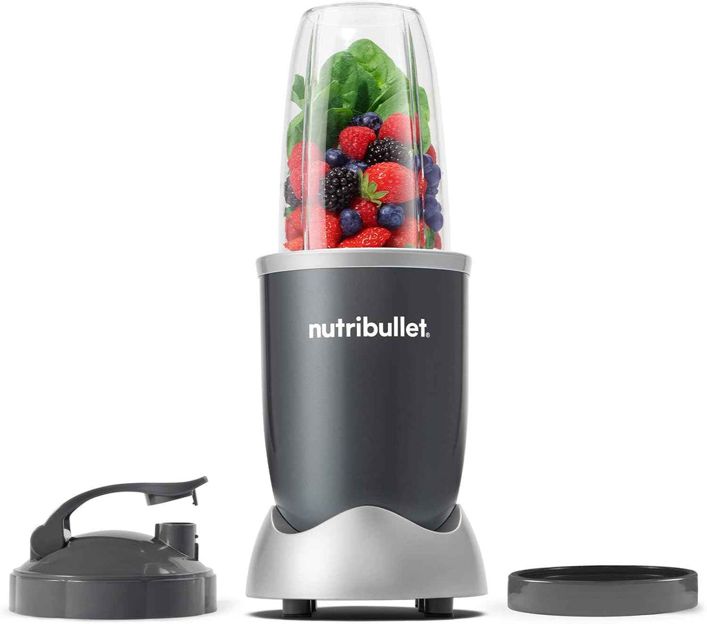 nutribullet Personal Blender, Shakes, Smoothies, Food Prep, and Frozen Blending, 24 Ounces, 600 Watt, Gray, NBR-0601WM - Yenka Supply