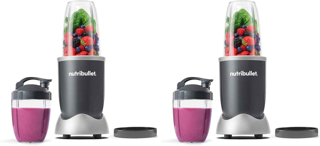 nutribullet Personal Blender, Shakes, Smoothies, Food Prep, and Frozen Blending, 24 Ounces, 600 Watt, Gray, NBR-0601WM - Yenka Supply