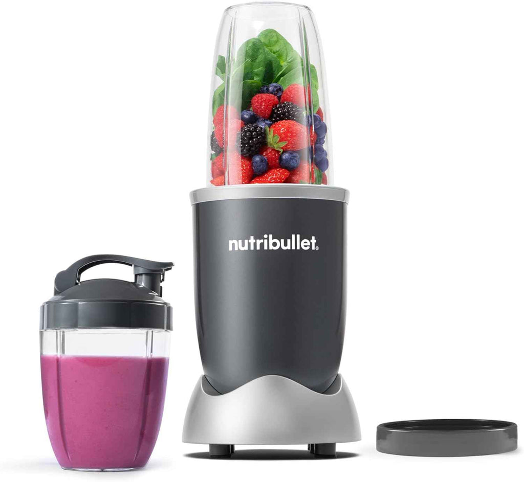 nutribullet Personal Blender, Shakes, Smoothies, Food Prep, and Frozen Blending, 24 Ounces, 600 Watt, Gray, NBR-0601WM - Yenka Supply