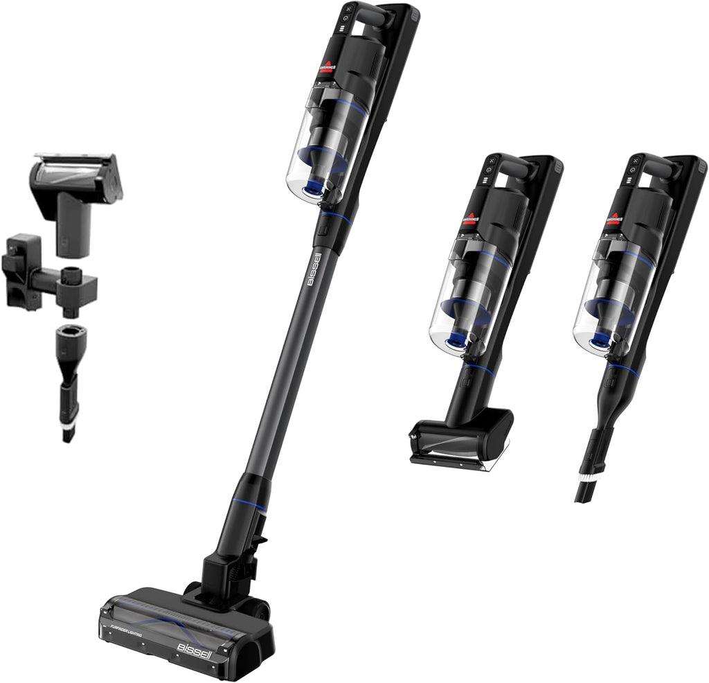 Bissell PowerClean FurGuard 280W Self-Standing Cordless Vacuum w/Self-Cleaning Brush Roll, Strong Suction, Removeable Battery, Wall Mount, Upholstery Tool & Bright Headlights Yenka Supply