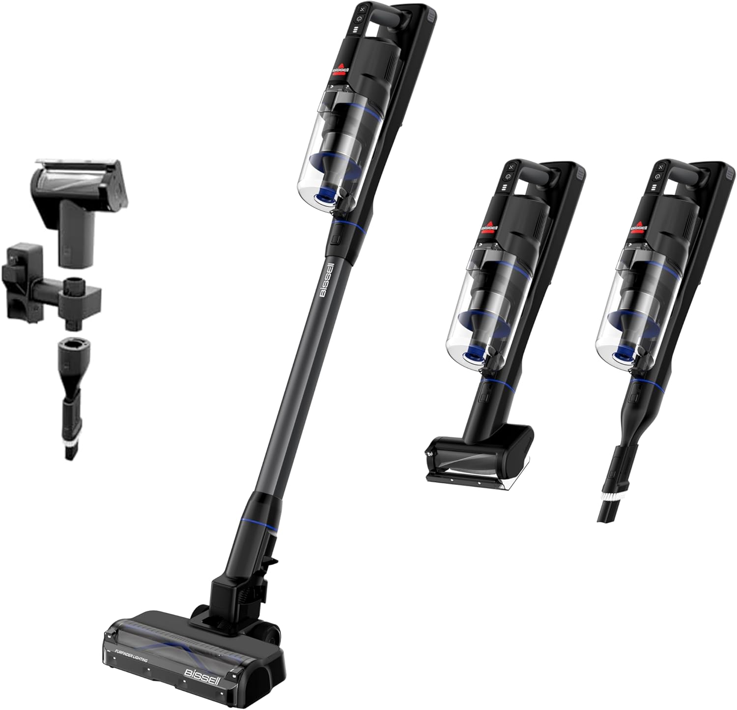 Bissell PowerClean FurGuard 280W Self-Standing Cordless Vacuum w/Self-Cleaning Brush Roll, Strong Suction, Removeable Battery, Wall Mount, Upholstery Tool & Bright Headlights Yenka Supply