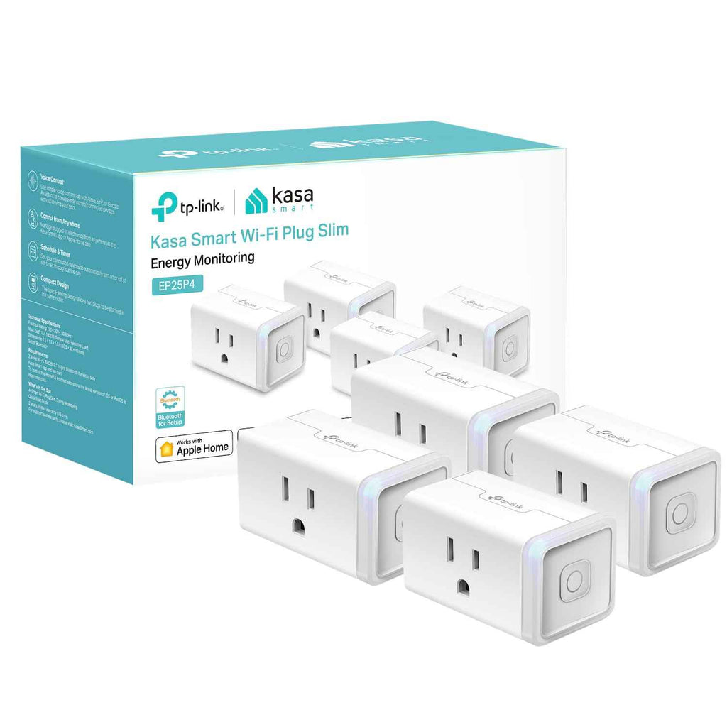 Kasa Smart Plug Ultra Mini 15A - Wi-Fi Smart Plug for Alexa & Google Home, No Hub Required, UL Certified, 2.4G WiFi Only, 2 Count (EP10P2), White