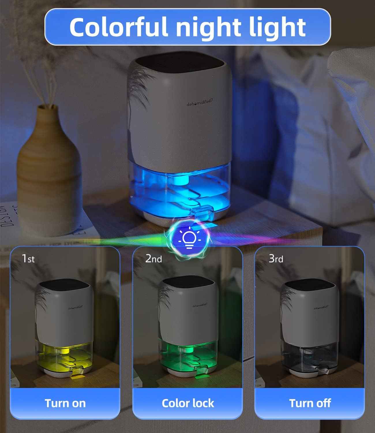 Best Dehumidifier - 35 OZ Small Dehumidifier for Bedroom, Quiet with Auto Shut Off, Ideal for Home, Bathroom, RV, Closet, White (280 sq. ft) - Yenka Supply