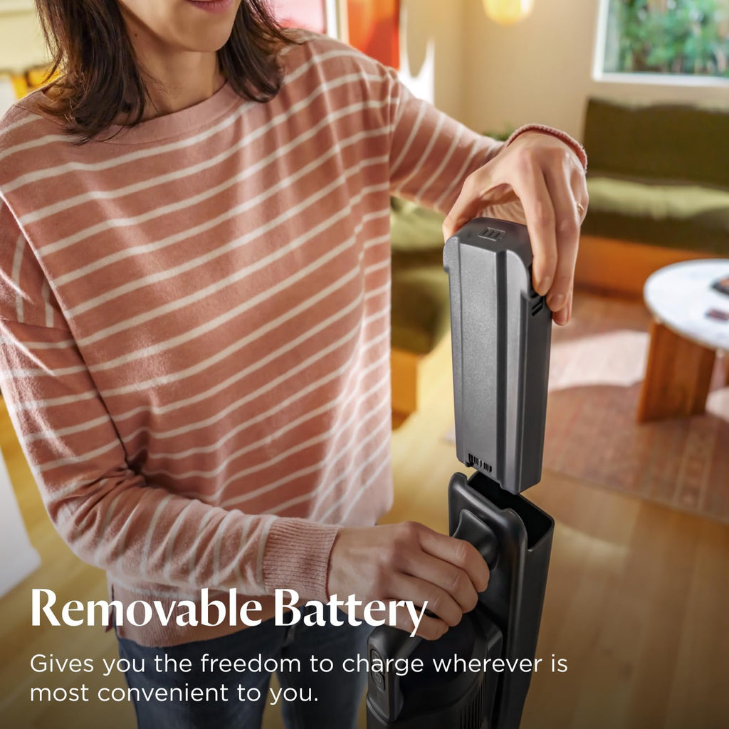 Bissell PowerClean FurGuard 280W Self-Standing Cordless Vacuum w/Self-Cleaning Brush Roll, Strong Suction, Removeable Battery, Wall Mount, Upholstery Tool & Bright Headlights Yenka Supply