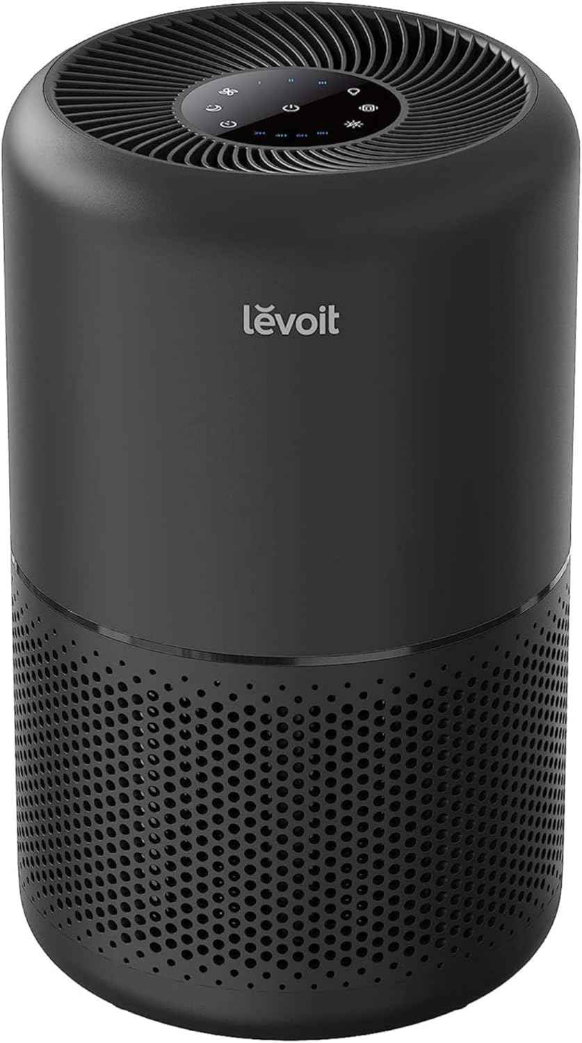 LEVOIT HEPA Air Purifier for Cat Allergies - Effective Home Allergens & Pet Hair Removal, Covers Up to 1073 ft², Core300-P with Sleep Mode and 3-in-1 Filter, White
