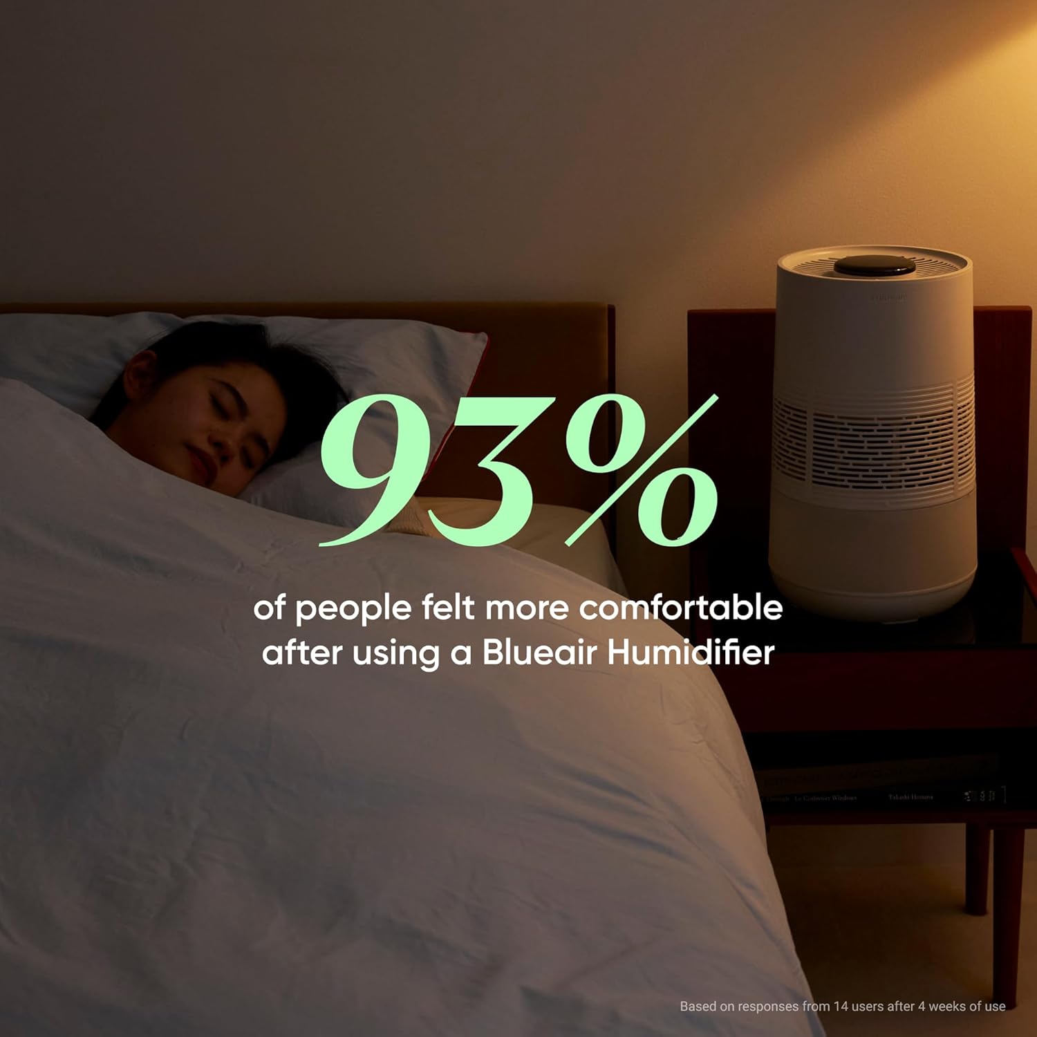 BLUEAIR Premium Smart Humidifier for Large Rooms, Bedrooms, Better Sleep with Evaporative Invisible Mist Tech, Auto Humidify, Easy Top Fill, Smart Control with App, Touchscreen, 3.5L Tank for 48 hours Yenka Supply