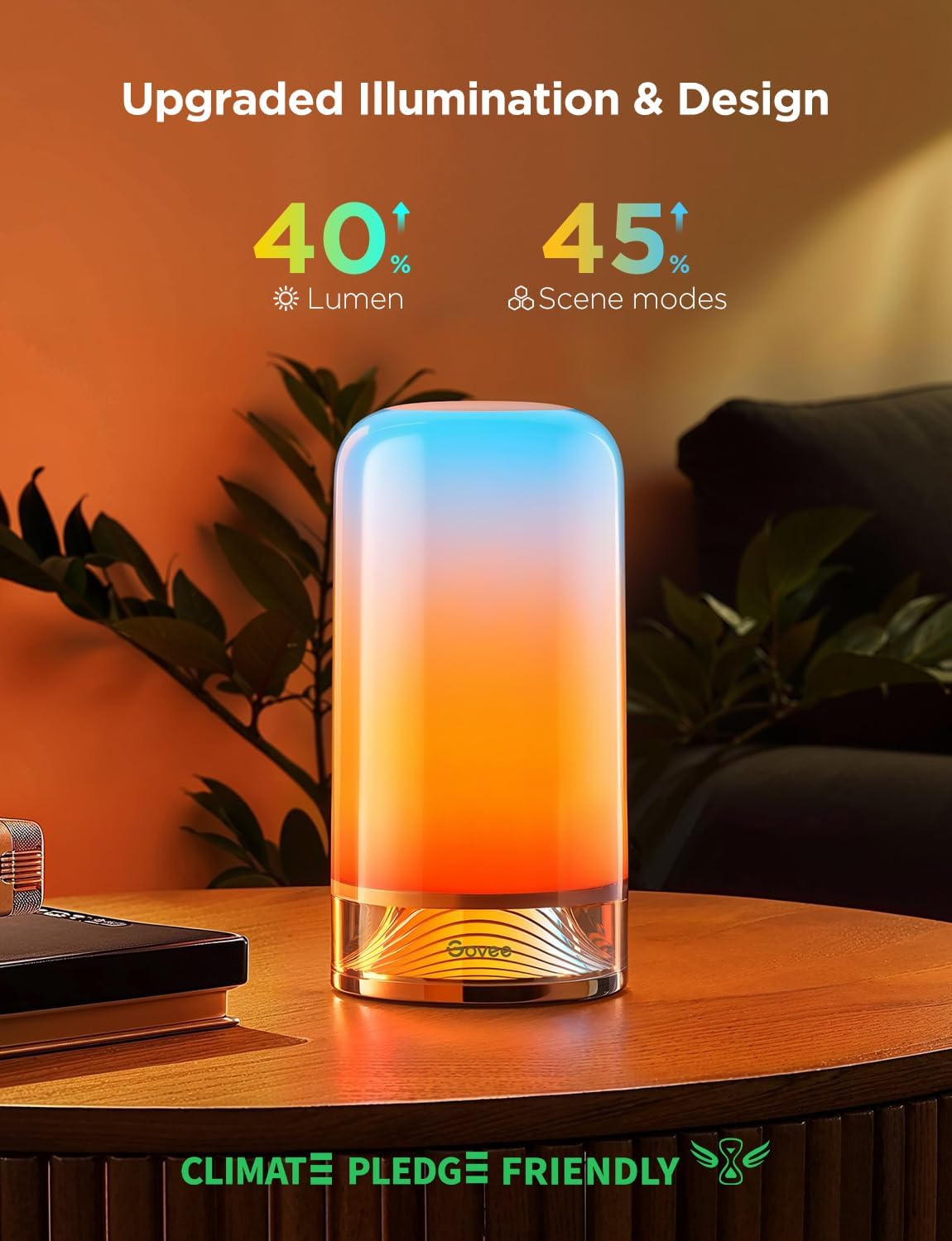 Govee RGBIC Smart Table Lamp 2, Touch Bedside Small Table Lamp Compatible with SmartThings, Matter, Alexa, Desk Lamp with 64 Scene Modes, Nightstand Lamp for Bedroom Living Room Night Light(Corded) Yenka Supply