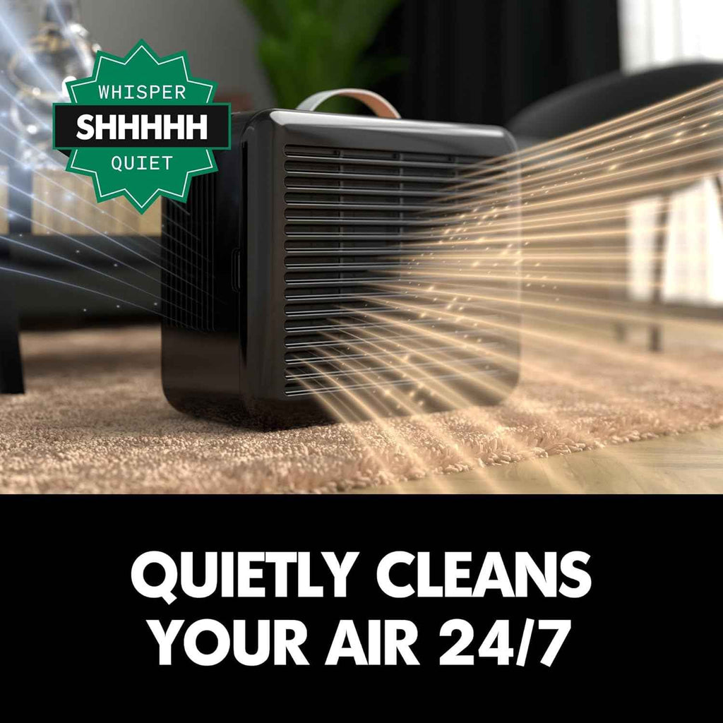 PuroAir Smart HEPA Air Cleaner Purifier 100i for Home, Pets & Offices - Portable Small Air Purifier for Rooms up to 550 Ft²