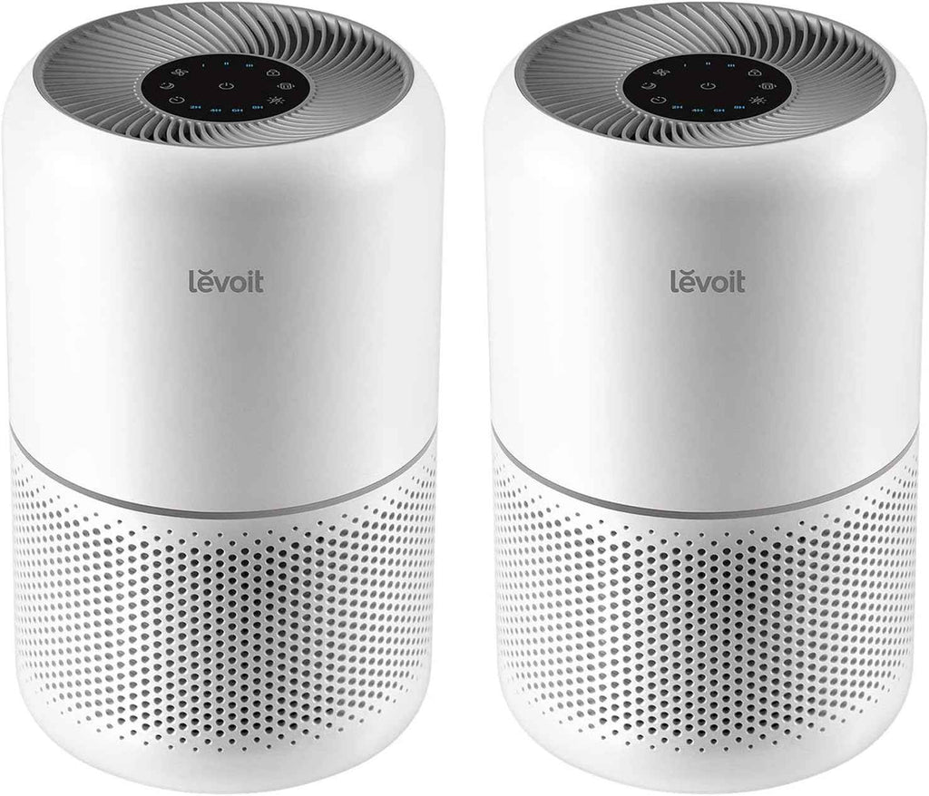 LEVOIT HEPA Air Purifier for Cat Allergies - Effective Home Allergens & Pet Hair Removal, Covers Up to 1073 ft², Core300-P with Sleep Mode and 3-in-1 Filter, White