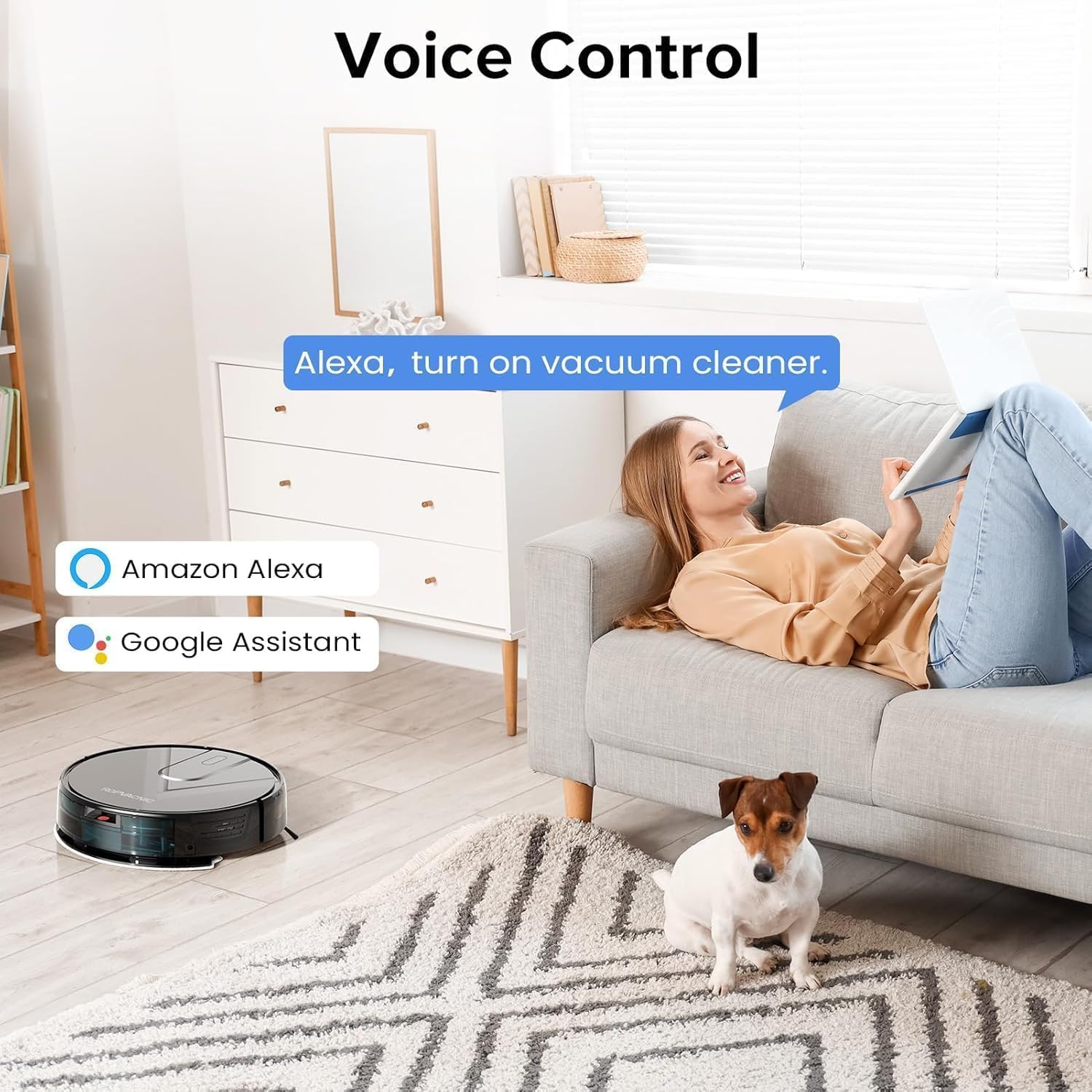 Robot Vacuum Cleaner with 5200Pa Suction and Mop Combo - Self-Charging with Advanced Obstacle Avoidance and Personalized Cleaning Adjustments - Yenka Supply