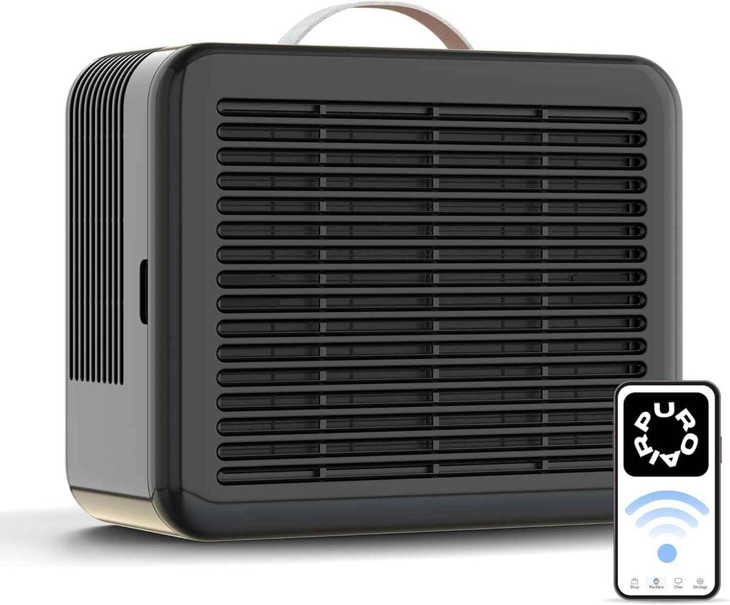 PuroAir Smart HEPA Air Cleaner Purifier 100i for Home, Pets & Offices - Portable Small Air Purifier for Rooms up to 550 Ft²