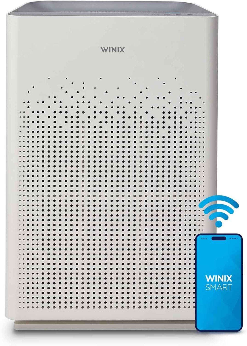WINIX 5520 Smart Air Purifier for Home Large Room Up to 1882 Ft² in 1 Hr with Air Quality Monitor, True HEPA, High Deodorization Carbon Filter, and Auto Mode, Captures Pet Allergies, Smoke, and Dust