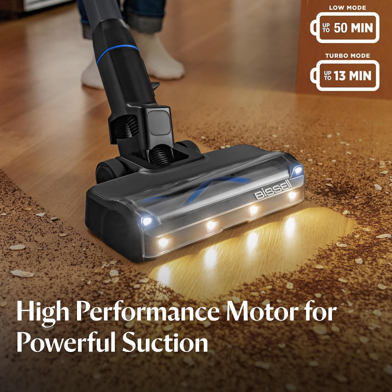 Bissell PowerClean FurGuard 280W Self-Standing Cordless Vacuum w/Self-Cleaning Brush Roll, Strong Suction, Removeable Battery, Wall Mount, Upholstery Tool & Bright Headlights Yenka Supply