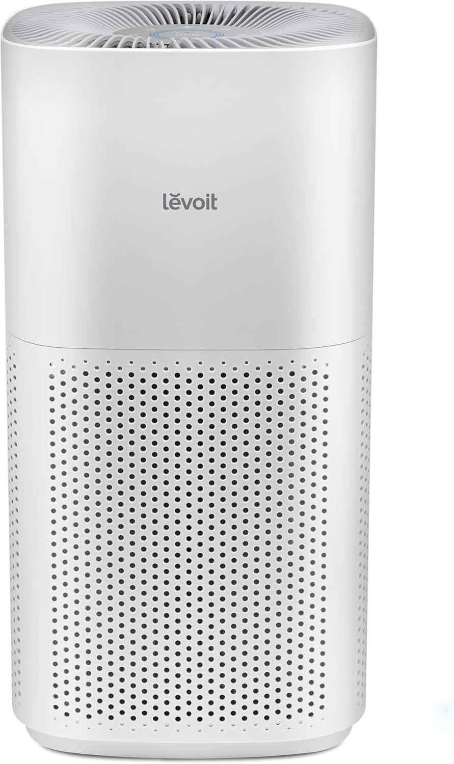 LEVOIT Air Purifier for Large Room up to 1733 Ft² with HEPA Sleep Mode, Smart WiFi, Auto Mode, and 3-in-1 Filter for Pet Allergy, Smoke, Dust - Core 400S-P, White