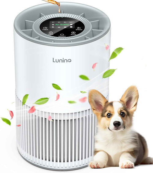 Air Purifiers for Home Large Room up to 1200ft² - LUNINO H13 True HEPA Best Air Purifier for Bedroom with Fragrance Function, Air Quality Sensor, Sleep Mode, Ideal for Pet Dander, Odor, Dust, Smoke - Yenka Supply