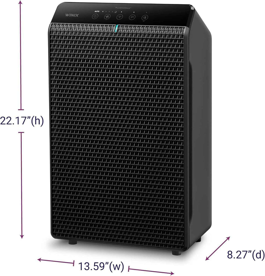 WINIX 5520 Smart Air Purifier for Home Large Room Up to 1882 Ft² in 1 Hr with Air Quality Monitor, True HEPA, High Deodorization Carbon Filter, and Auto Mode, Captures Pet Allergies, Smoke, and Dust