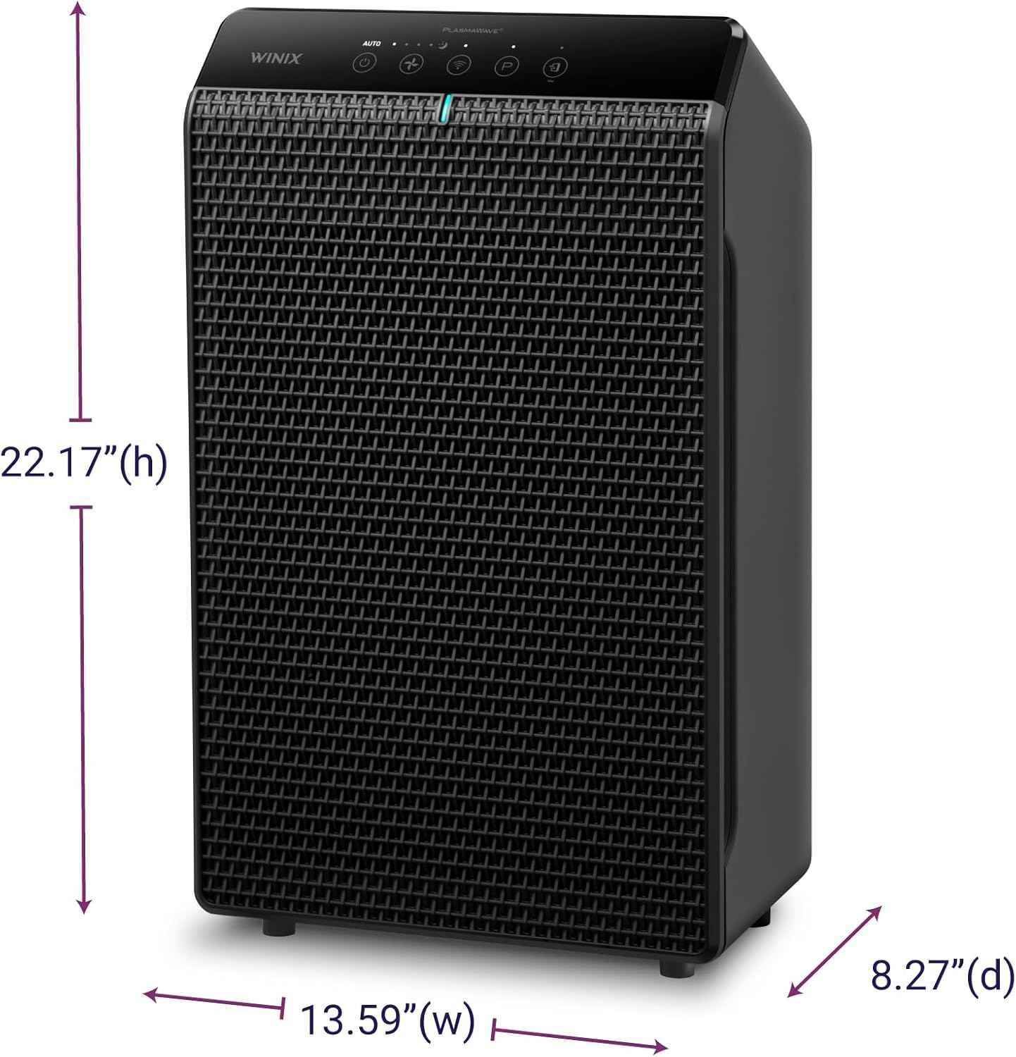 WINIX 5520 Smart Air Purifier for Home Large Room Up to 1882 Ft² in 1 Hr with Air Quality Monitor, True HEPA, High Deodorization Carbon Filter, and Auto Mode, Captures Pet Allergies, Smoke, and Dust