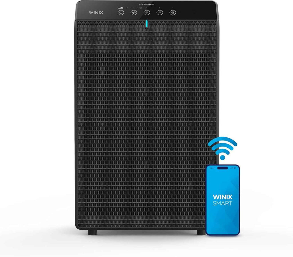 WINIX 5520 Smart Air Purifier for Home Large Room Up to 1882 Ft² in 1 Hr with Air Quality Monitor, True HEPA, High Deodorization Carbon Filter, and Auto Mode, Captures Pet Allergies, Smoke, and Dust