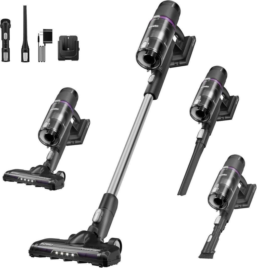 Eureka Wireless Vacuum - Lightweight 5.5 lbs Wireless Vacuum with 50 Min Runtime, Ideal for Pet Hair & Allergies on Hardwood & Carpet