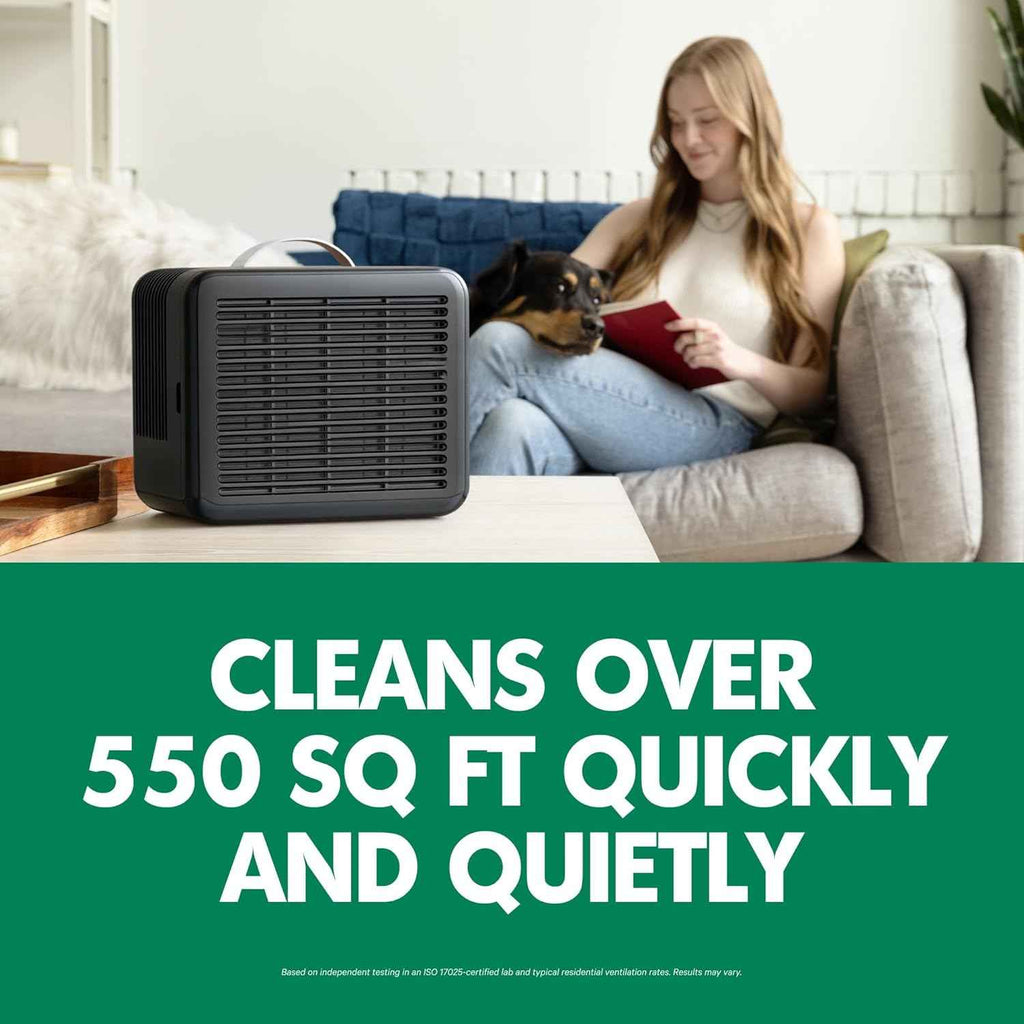 PuroAir Smart HEPA Air Cleaner Purifier 100i for Home, Pets & Offices - Portable Small Air Purifier for Rooms up to 550 Ft²