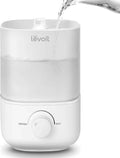 LEVOIT Top Fill Humidifier for Blocked Nose, 2.5L Tank for Large Room, Quiet Cool Mist Air Humidifier for Home Baby Nursery & Plants, Easy to Fill & Clean, Auto Shut-off for Safety, 25H