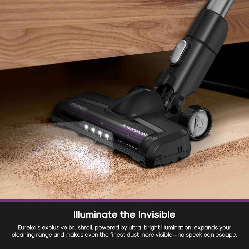 Eureka Wireless Vacuum - Lightweight 5.5 lbs Wireless Vacuum with 50 Min Runtime, Ideal for Pet Hair & Allergies on Hardwood & Carpet