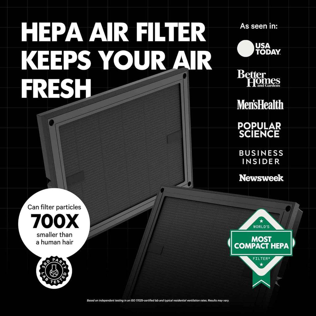 PuroAir Smart HEPA Air Cleaner Purifier 100i for Home, Pets & Offices - Portable Small Air Purifier for Rooms up to 550 Ft²