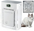 Pet Air Purifier for Home Large Room 2500 sq ft, H13 HEPA Washable Double-Sided Filter,Air Cleaner for Pet Hair Dander Odor Allergies Pollutant Smoke Dust,PM2.5 Air Quality Monitor,Auto Mode,P358 Grey Yenka Supply