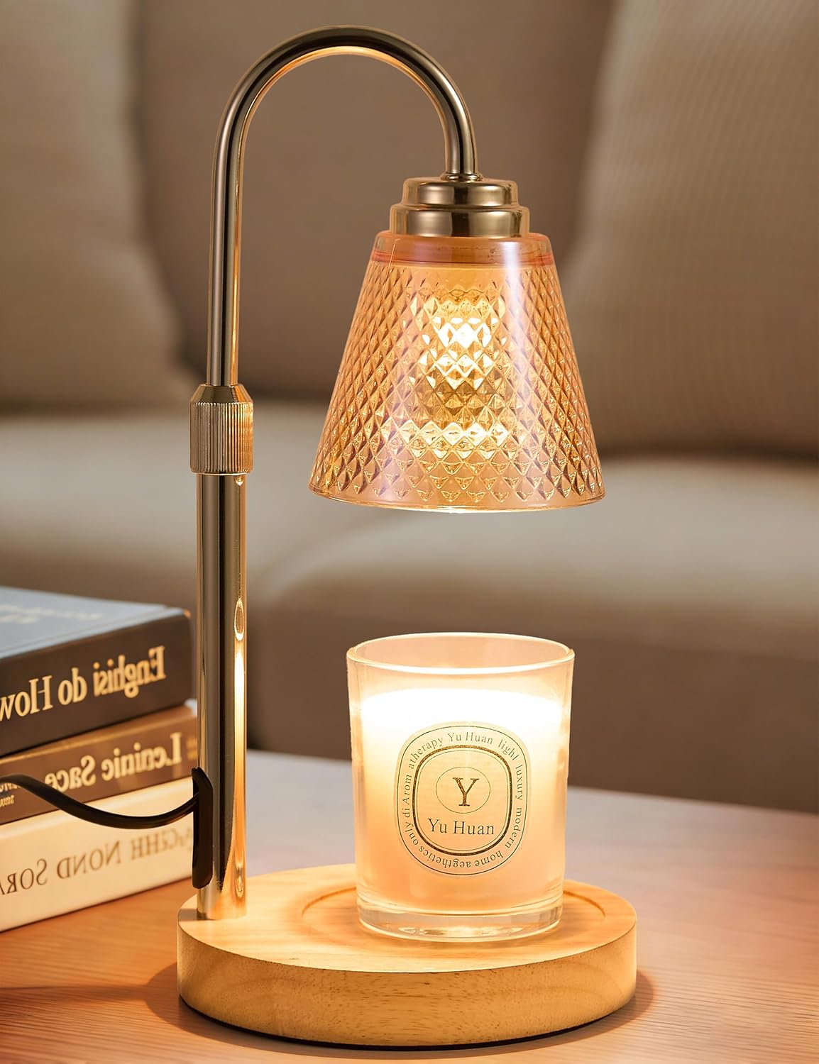 Candle Warmer Lamp with Timer Dimmer, Birthday Gifts for Mom Women Friend Sister, House Warming Gifts, Wax Melt Warmer, Office Apartment Dorm Room Home Decor Yenka Supply