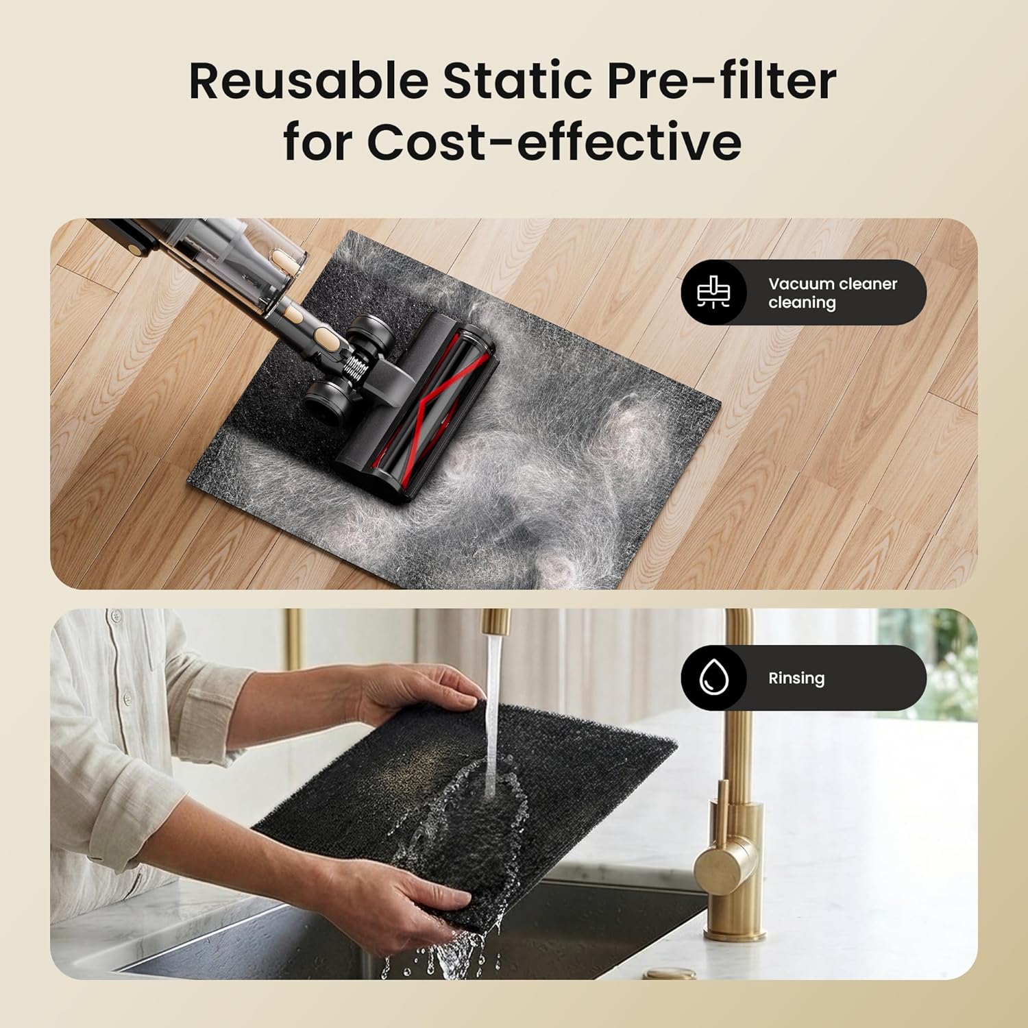 Pet Air Purifier for Home Large Room 2500 sq ft, H13 HEPA Washable Double-Sided Filter,Air Cleaner for Pet Hair Dander Odor Allergies Pollutant Smoke Dust,PM2.5 Air Quality Monitor,Auto Mode,P358 Grey Yenka Supply