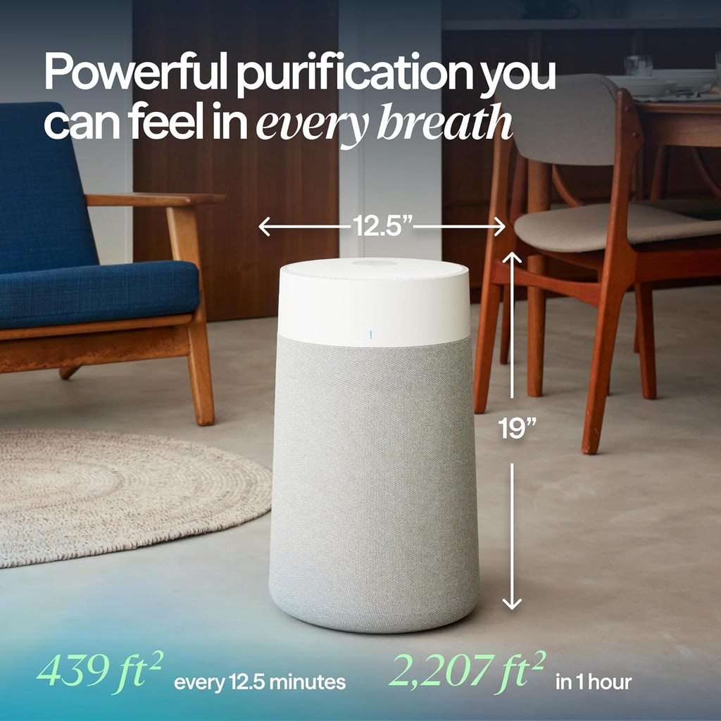 BLUEAIR Blue Pure 311i Max Smart Air Purifier for Medium Rooms up to 1,800 Sq Ft HEPASilent Air Cleaner for Pets Allergies Smoke & Dust WiFi Air Purifier with Auto Mode Quiet Air Purifier for Bedroom Yenka Supply