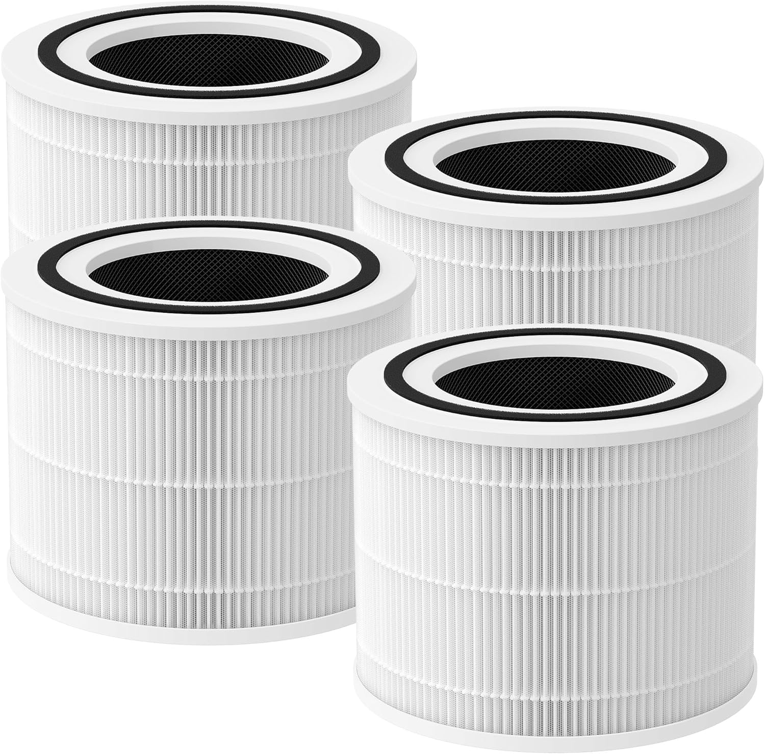 4 Packs 240 HEPA Replacement Filter Compatible with Puroair 240 Air Cleaner Purifier, 3 Stages Filtration of 240 HEPA Filter and Activated Carbon Filter Yenka Supply